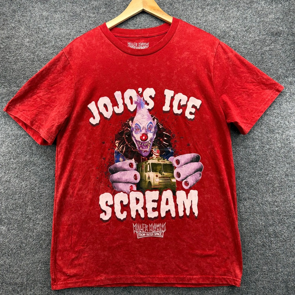 Killer Klowns From‎ Outer Space Jojos Ice Scream Red Graphic T Shirt Mens Size L